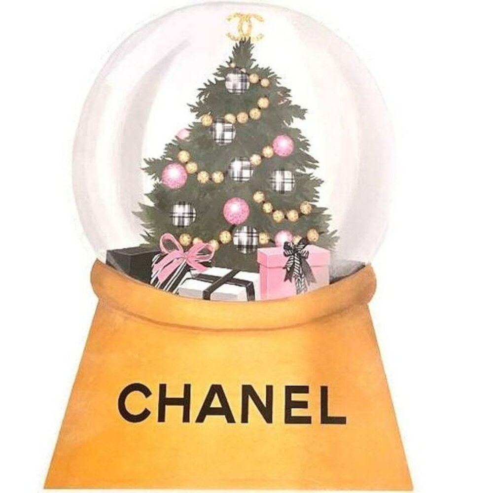 At Home A Chanel Christmas Wooden Decor